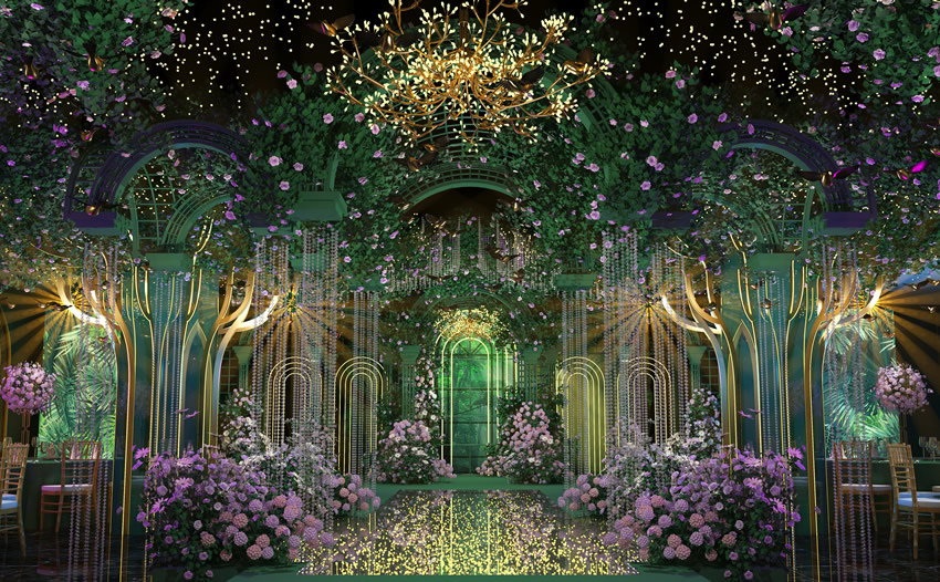 昌江奇妙森林婚礼堂效果展示